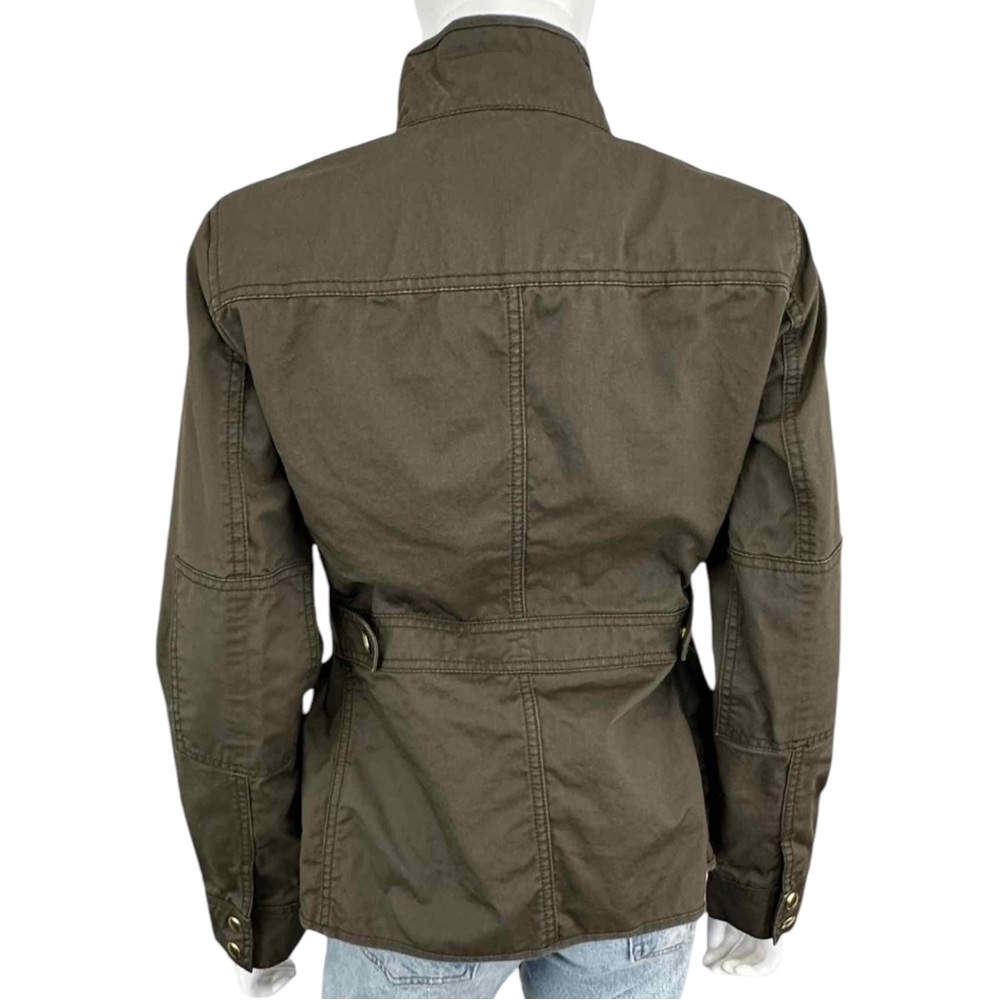 J. Crew Olive Zip-Up Jacket Size S L0500 - Picture 3 of 12